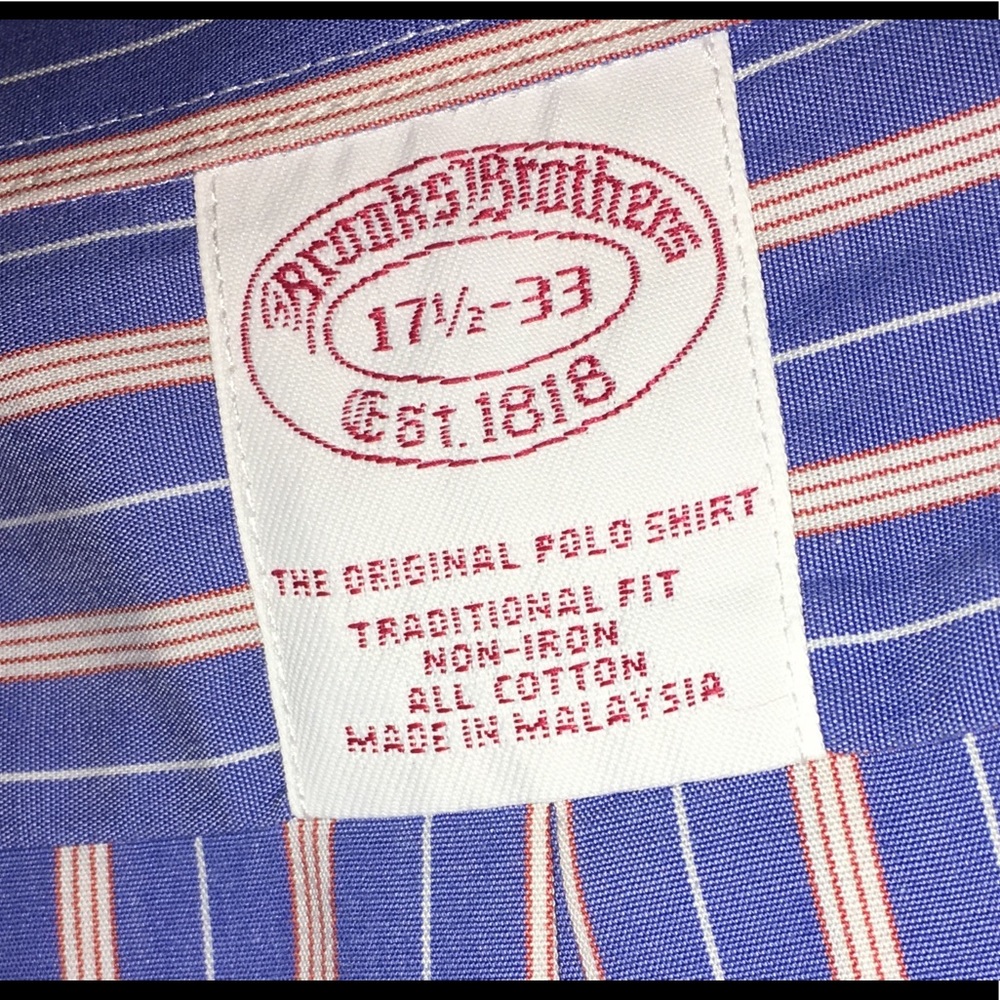 Brooks Brothers Traditional fit dress shirt 17 1/2